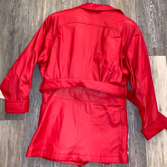 VINTAGE new leather jacket - Picture 4 of 4